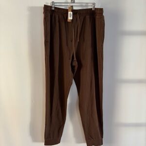 SKIMS Jersey Lounge Jogger in Mud Size L NWT